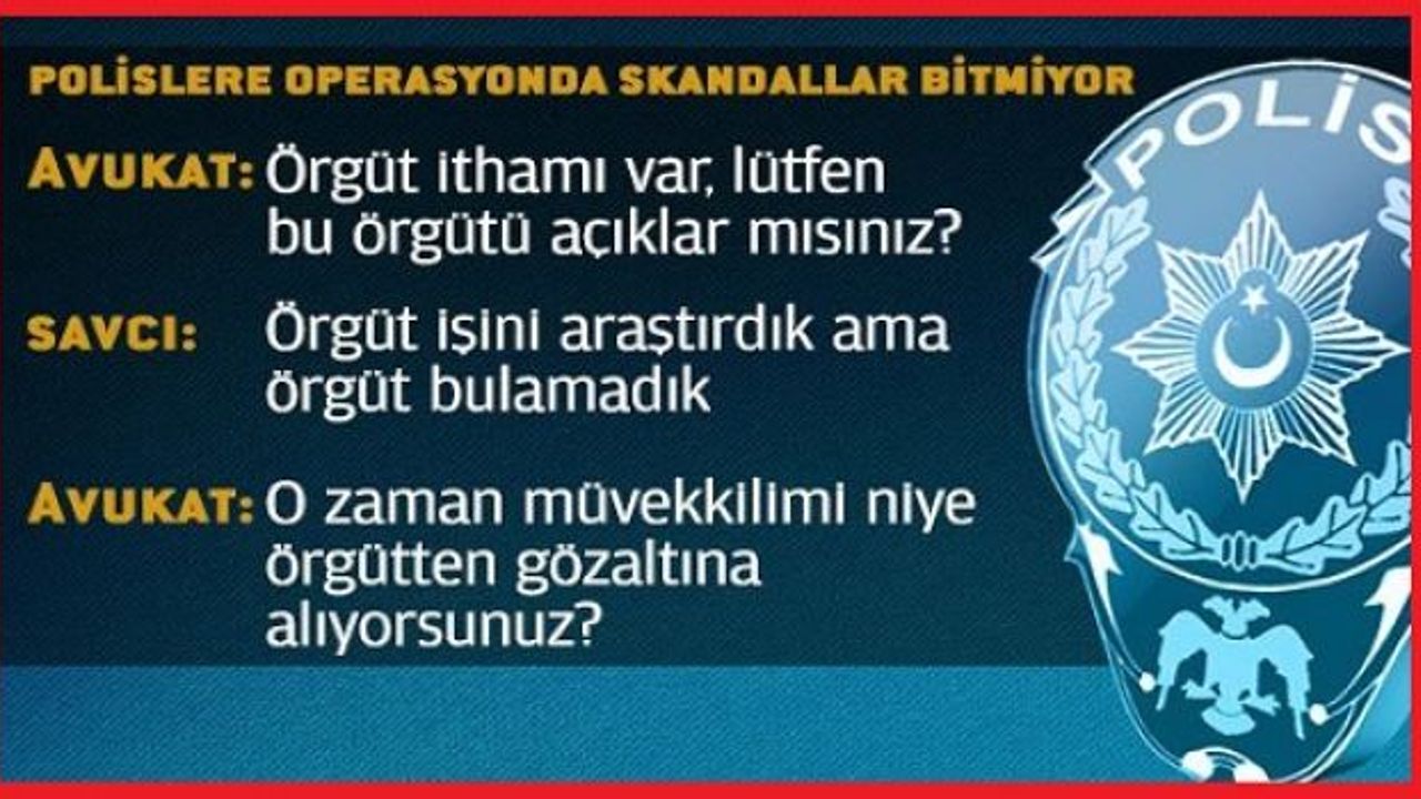 3 bin sayfalık soruşturma dosyasında olmayan örgütten dava açtılar