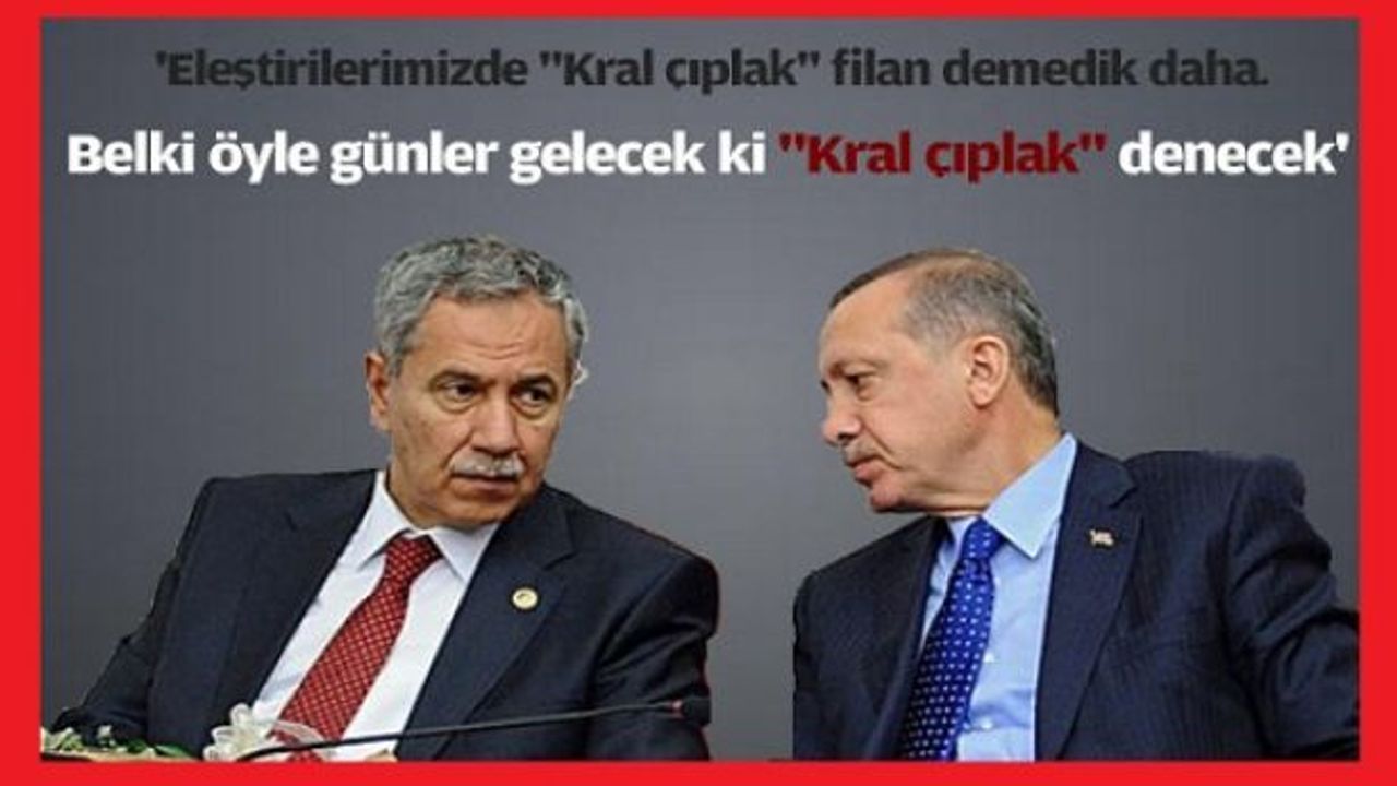 Arınç'tan flaş açıklamalar: Birilerinin dediği gibi montajla 'Başkanlık' olmaz!