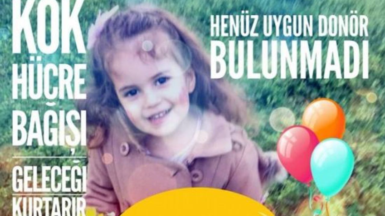 Benim Kızım Okuyacak Ailesi Kök hücre bağışı yapıyor…