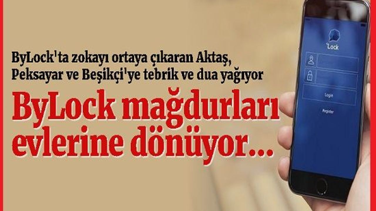 ByLock'ta zokayı ortaya çıkaran Aktaş, Peksayar ve Beşikçi'ye tebrik ve dua yağıyor