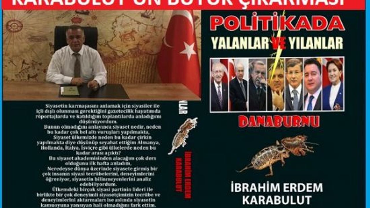 "Dana Burnu Çıkarması" Karabulut'un heyecanla beklenen kitabın büyük ses getireceğe benziyor 