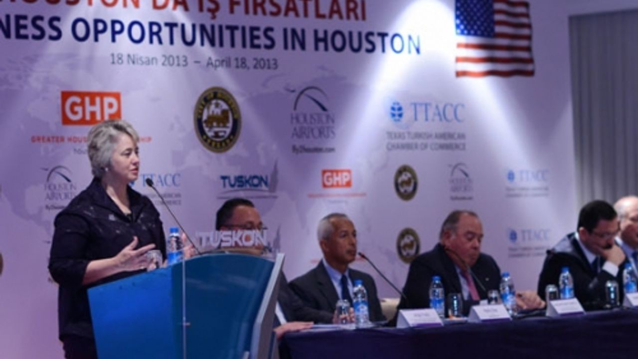 Houston Belediye Başkanı ve iş adamları heyeti, Türk iş adamlarını Houston’a yatırım yapmaya çağırdı…