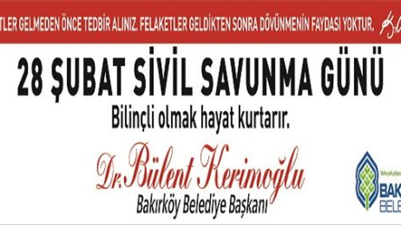 İPTEN SEDYEYLE HASTA İNDİRİLMESİ TATBİKATIYLA SİVİL SAVUNMA GÜNÜ KUTLAMASI