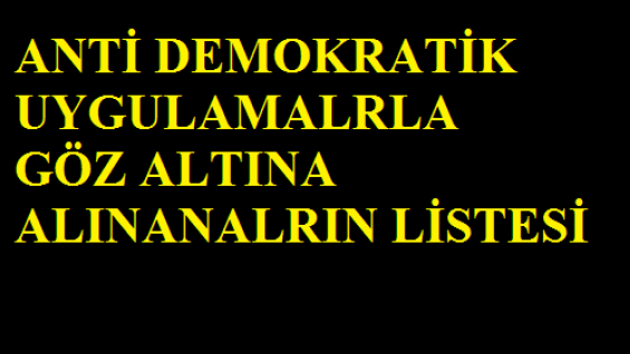 İşte 14 Aralık operasyonu gözaltı listesi