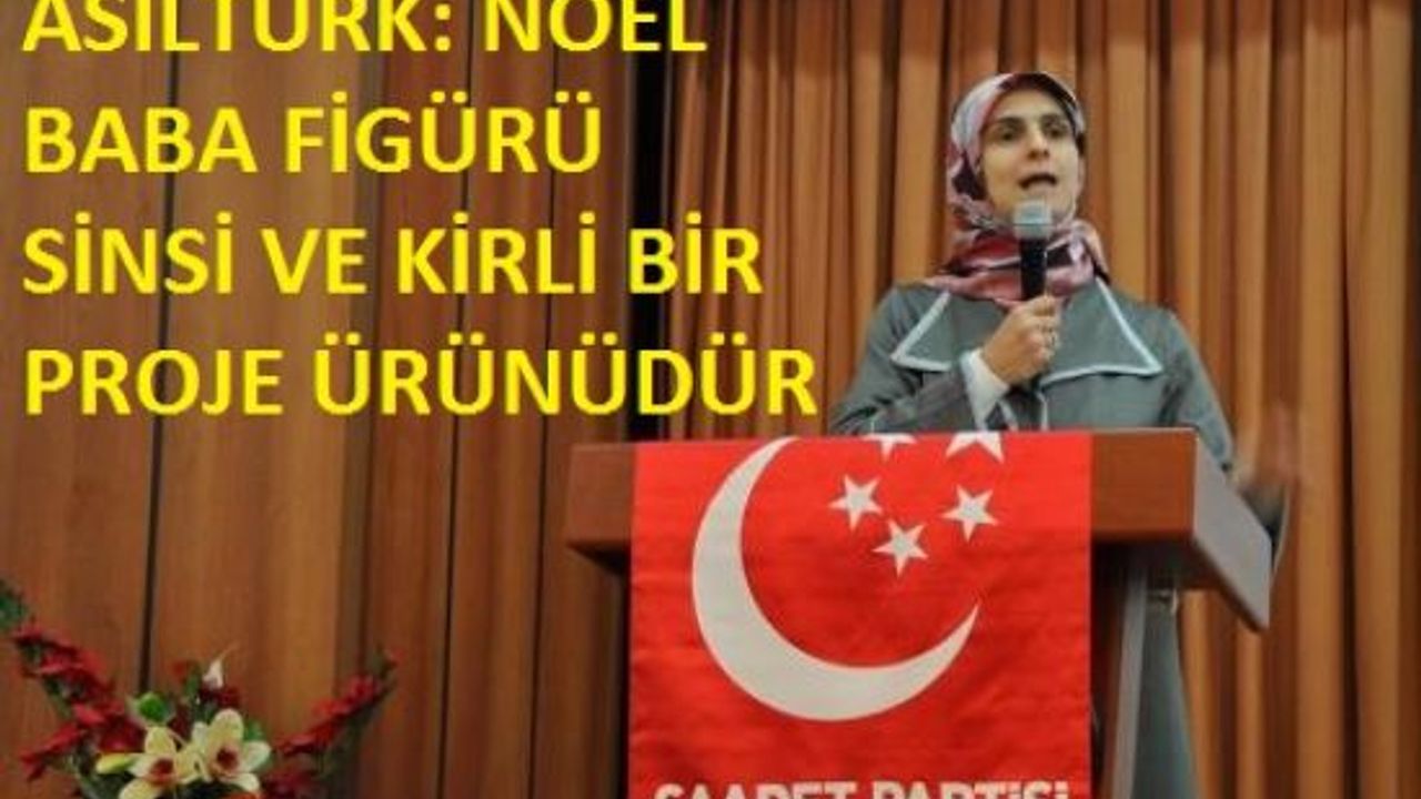 NOEL BABA FİGÜRÜ SİNSİ VE KİRLİ BİR PROJE ÜRÜNÜDÜR