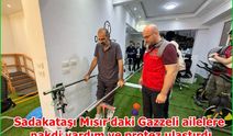 Sadakataşı Mısır’daki Gazzeli ailelere nakdi yardım ve protez ulaştırdı