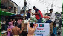 Türkiye’den Bangladeş’e sel yardımı