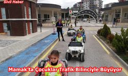 Mamak’ta Çocuklar Trafik Bilinciyle Büyüyor