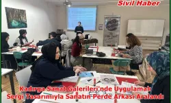 Kadırga Sanat Galerileri'nde Uygulamalı Sergi Tasarımıyla Sanatın Perde Arkası Aralandı