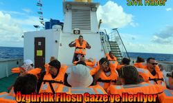 Özgürlük Filosu Gazze’ye ilerliyor