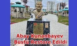 Abay Kunanbayev Büstü Restore Edildi