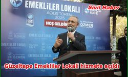 Güzeltepe Emekliler Lokali hizmete açıldı