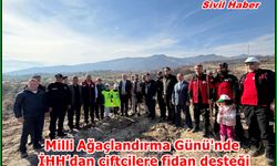 Milli Ağaçlandırma Günü'nde İHH’dan çiftçilere fidan desteği
