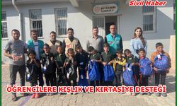 ÖĞRENCİLERE KIŞLIK VE KIRTASİYE DESTEĞİ