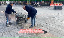 Eyüpsultan’da Fen işleri çalışmaları aralıksız sürüyor