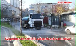 Eyüpsultan’da temizlik çalışmaları devam ediyor