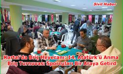 Kartal’da Briç Heyecanı: 14. Atatürk’ü Anma Briç Turnuvası Sporcuları Bir Araya Getird