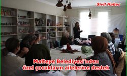 Maltepe Belediyesi’nden özel çocukların ailelerine destek