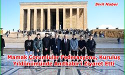 Mamak Çorumlular Federasyonu, Kuruluş Yıldönümünde Anıtkabir’i Ziyaret Etti