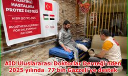 AID Uluslararası Doktorlar Derneği’nden 2025 yılında 77 bin Gazzeli’ye destek