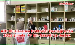 AID Uluslararası Doktorlar Derneği’nden 2025 yılında 77 bin Gazzeli’ye destek