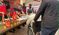 Sadakataşı Mısır’da yaşayan Gazzeli ailelere Ramazan yardımı ulaştırd