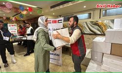 Sadakataşı Mısır’da yaşayan Gazzeli ailelere Ramazan yardımı ulaştırd