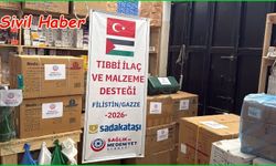 Sadakataşı Gazze’ye sağlık yardımı ulaştırdı