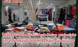 Maltepe Belediyesi Açık Dolap projesiyle israfı önleyip yardımlaşmayı sürdürüyor