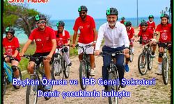 Çiftalan Doğa Kampı’nda Başkan Özmen ve İBB Genel Sekreteri Demir çocuklarla buluştu