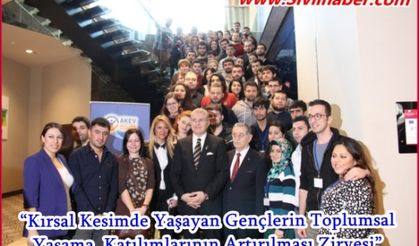 “Kırsal Kesimde Yaşayan Gençlerin Toplumsal Yaşama Katılımlarının Artırılması Zirvesi”