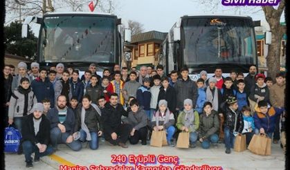 240 Eyüplü Genç Manisa Şehzadeler Kampı’na Gönderiliyor...