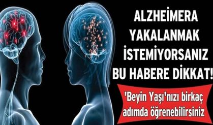 Beyin yaşınızı hesaplayın