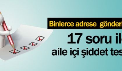 E-posta ile aile içi şiddet testi