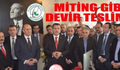 Gaziosmanpaşa'da AKP'den devir teslim şovu!