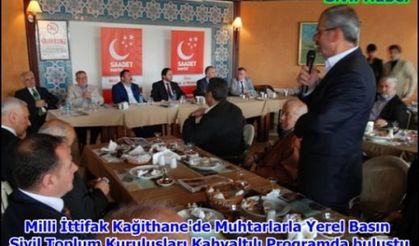 Milli İttifak Kağıthane'de STK'ları kucaklıyor