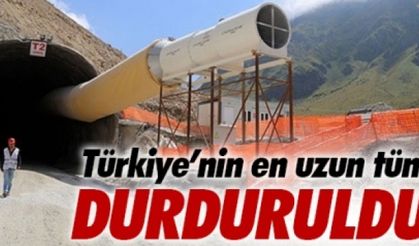 OVİT TÜNELİ'NDE ÇALIŞMALAR DURDURULDU !