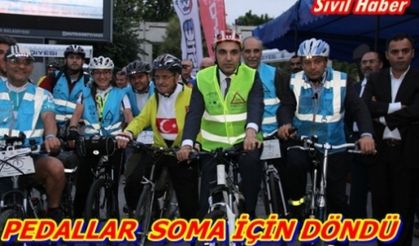 PEDALLAR  SOMA İÇİN DÖNDÜ
