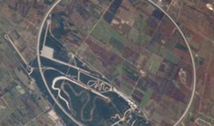 Porsche'un uzaydan görülen hız pisti