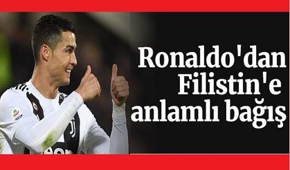 Ronaldo'dan Filistin'e 1,5 milyon dolar bağış
