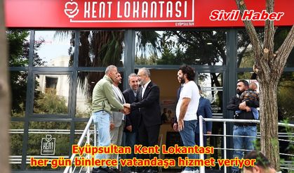 Eyüpsultan Kent Lokantası her gün binlerce vatandaşa hizmet veriyor