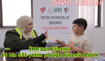 İHH’dan Filistinli 26 bin 531 yetim çocuğa düzenli destek