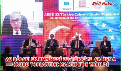 AB BÖLGELER KOMİTESİ 33. TÜRKİYE ÇALIŞMA GRUBU TOPLANTISI MALTEPE’DE YAPILDI