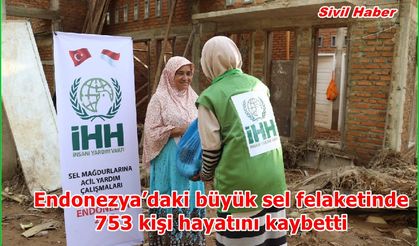 Endonezya’daki büyük sel felaketinde 753 kişi hayatını kaybetti