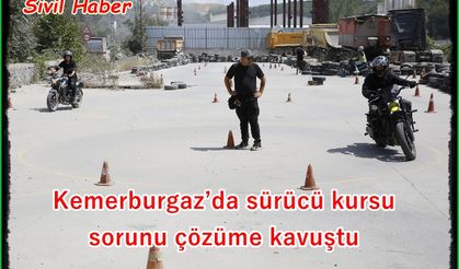 Kemerburgaz’da sürücü kursu sorunu çözüme kavuştu