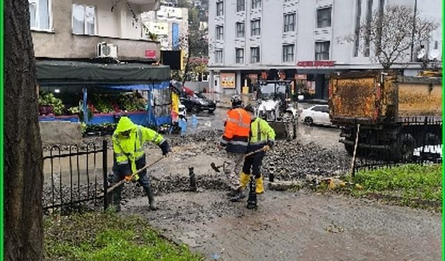 Eyüpsultan’da Fen işleri çalışmaları aralıksız sürüyor