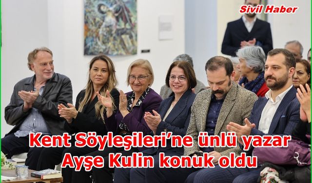 Kent Söyleşileri’ne ünlü yazar Ayşe Kulin konuk oldu