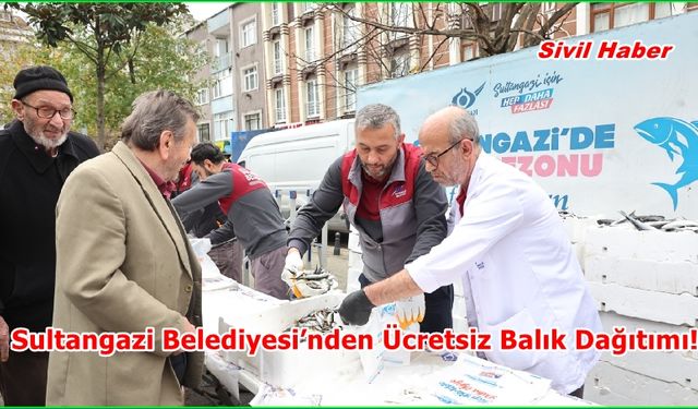 Sultangazi Belediyesi’nden Ücretsiz Balık Dağıtımı!