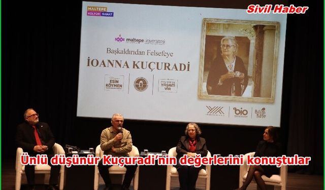 Ünlü düşünür Kuçuradi’nin değerlerini konuştular