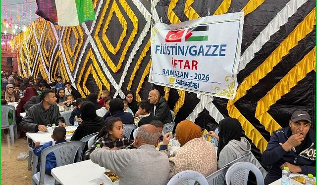 Sadakataşı’ndan Gazze’de kardeşlik iftarı